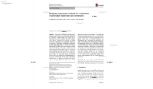 Designing constructed wetlands for reclamation of pretreated wastewater and stormwater